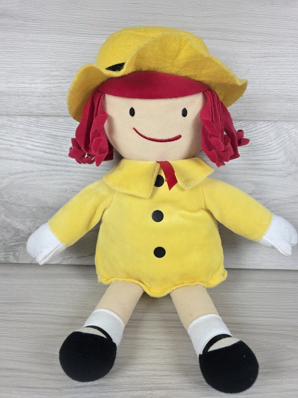 Madeline Plush Doll Yellow Coat and Hat Storybook Character Kohls Cares SU56